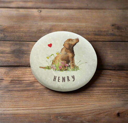 Labrador Chocolate Marble Memorial
